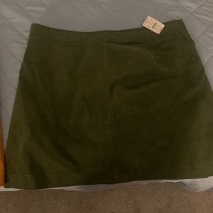 J. Crew a line corduroy mini skirt NWT
